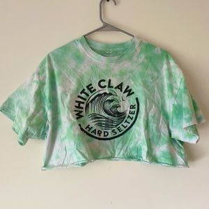 Cropped White Claw T-Shirt